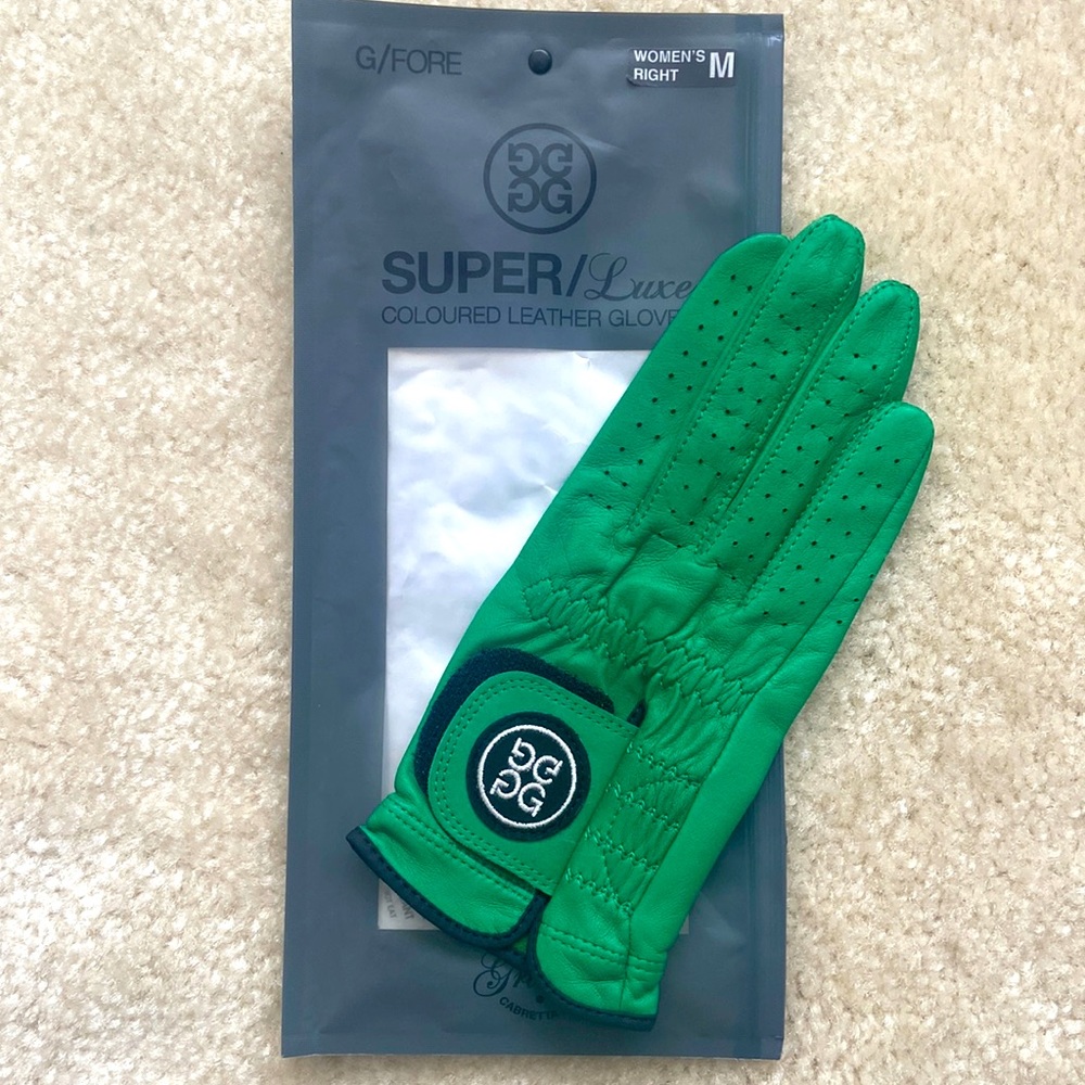 Gfore Green Leather Golf Glove